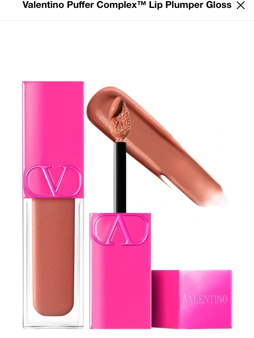 Valentino Lip Plumper Gloss — 122A Warm Up